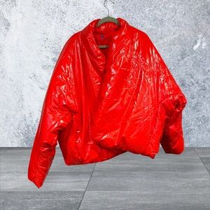 GAP YZY Bold Red Men's Puffer Jacket
